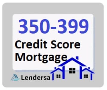 350-399 credit score mortgage