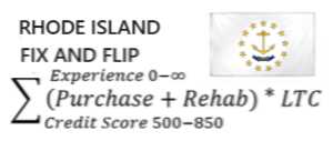 Fix And Flip calulator logo image for Rhode Island